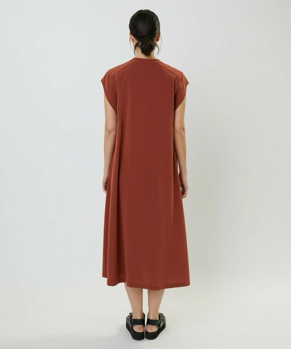 ストレッチデシンワンピース 詳細画像