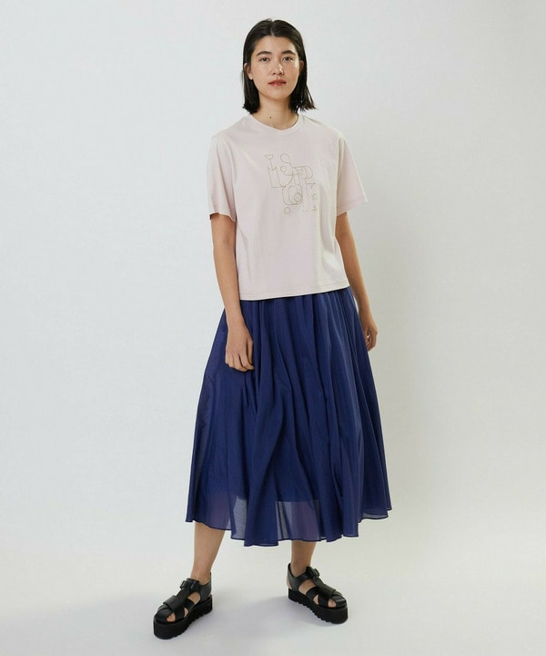 エアリーシルクコットンスカート 詳細画像