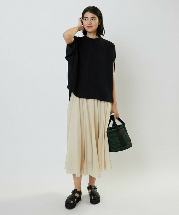 エアリーシルクコットンスカート 詳細画像