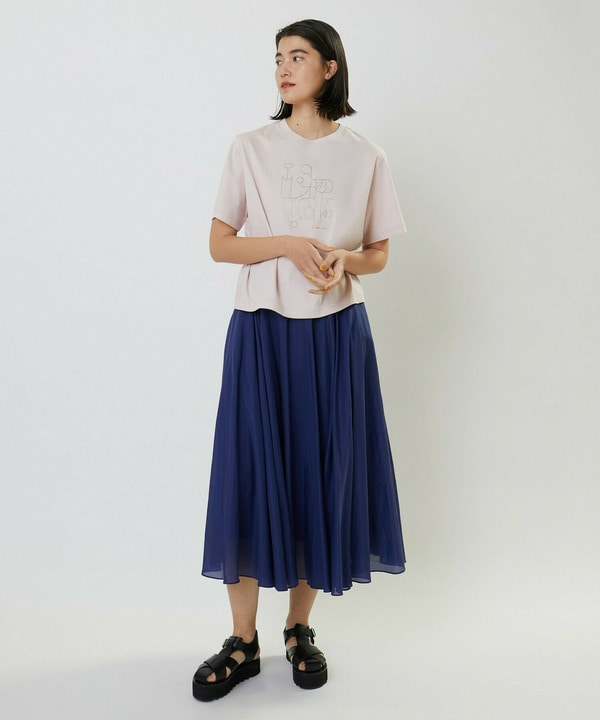 エアリーシルクコットンスカート 詳細画像