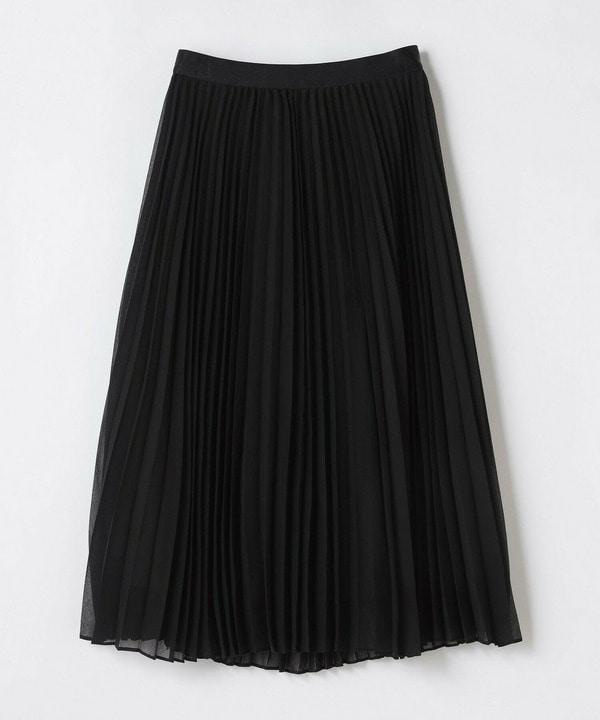 ソフトオーガンジープリーツスカート 詳細画像