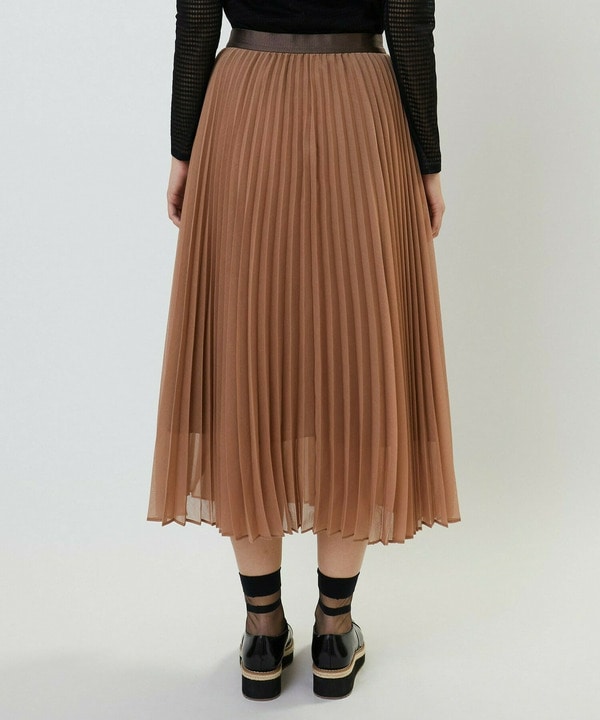 ソフトオーガンジープリーツスカート 詳細画像