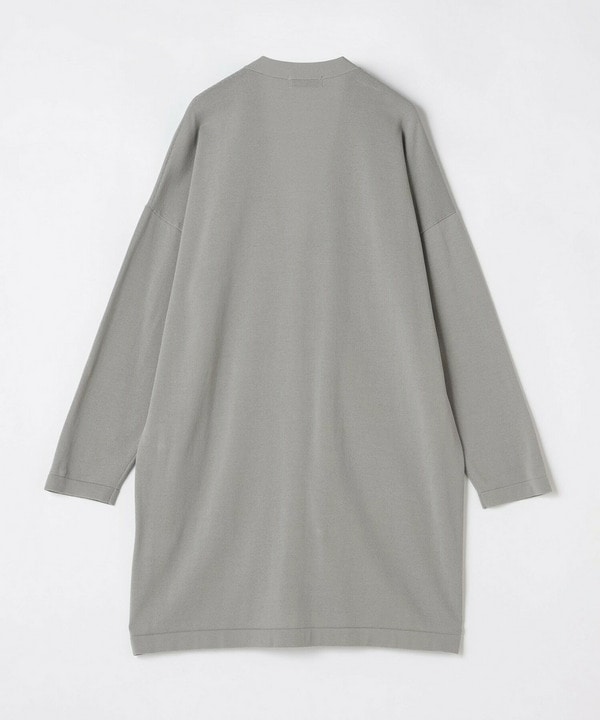 コットンナイロンシアーVネックカーディガン 詳細画像