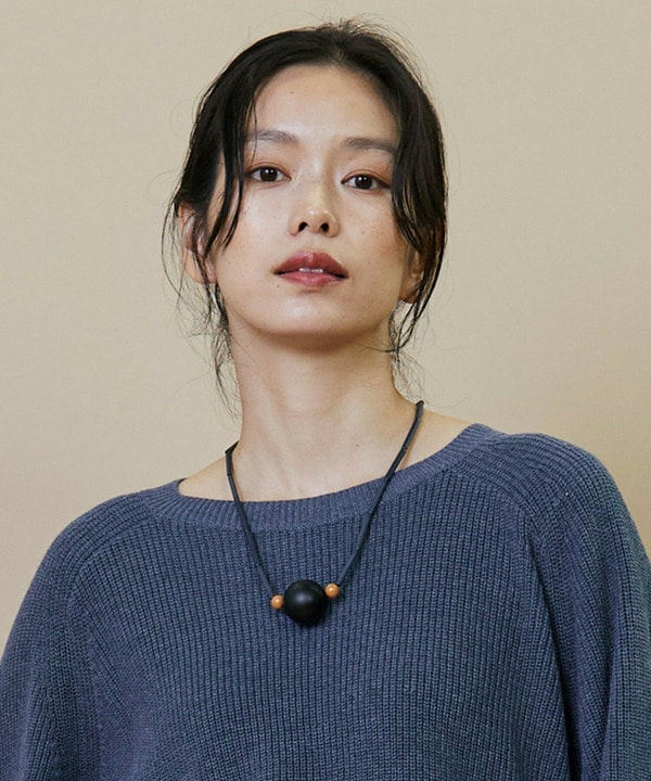 mabel アクリルボールネックレス 詳細画像