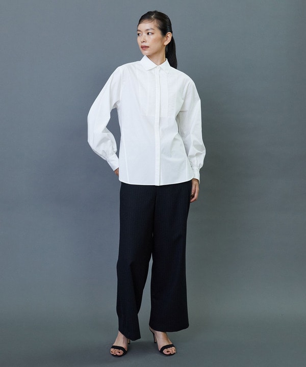 80/2GVブロックスボリュームスリーブシャツ 詳細画像