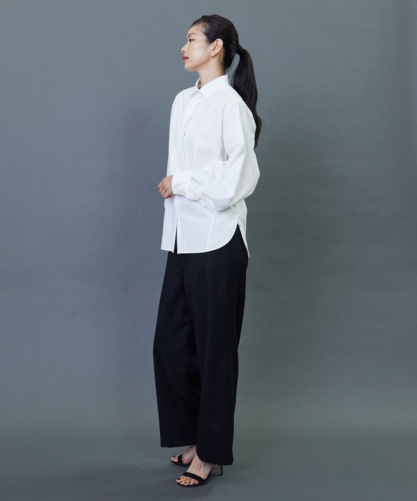 80/2GVブロックスボリュームスリーブシャツ 詳細画像