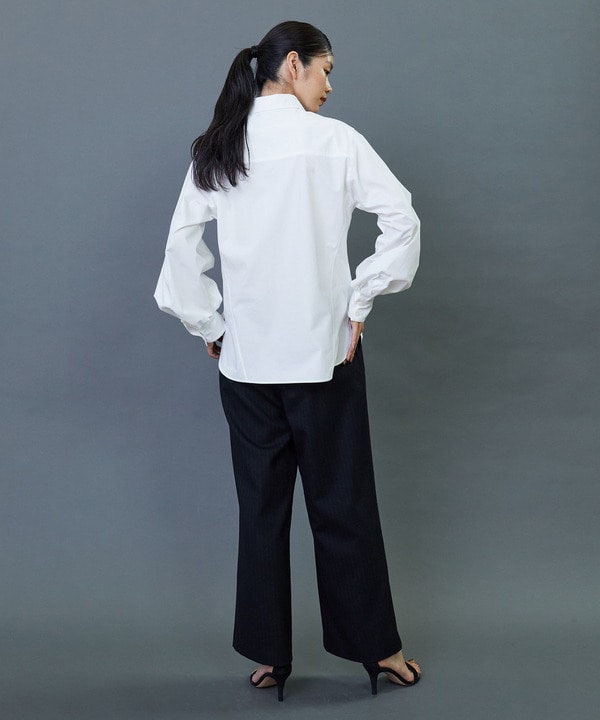 80/2GVブロックスボリュームスリーブシャツ 詳細画像