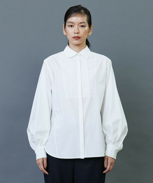 80/2GVブロックスボリュームスリーブシャツ 詳細画像