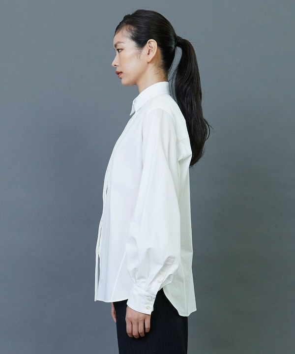 80/2GVブロックスボリュームスリーブシャツ 詳細画像