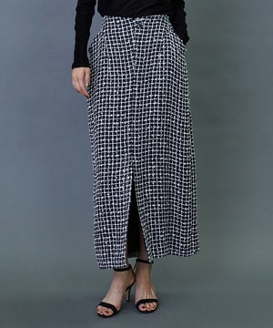 リングツイードロングスカート