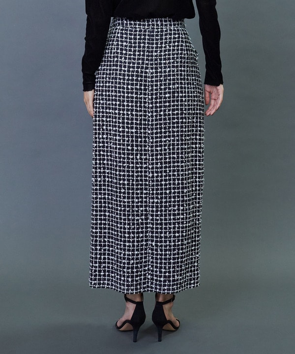 リングツイードロングスカート 詳細画像