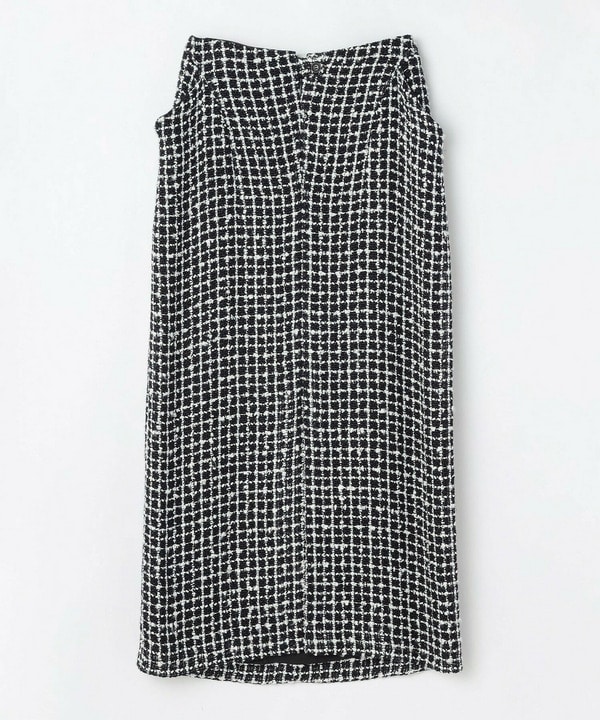 リングツイードロングスカート 詳細画像