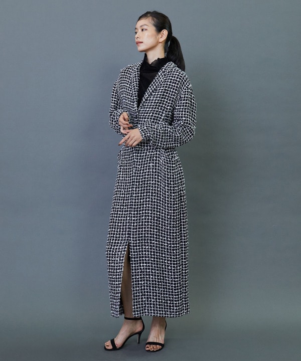 リングツイードロングスカート 詳細画像