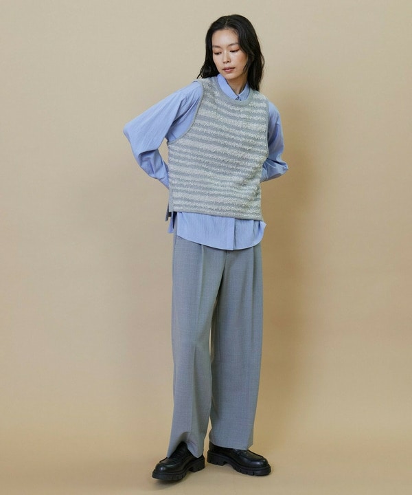 2WAYギャザワイドパンツ 詳細画像