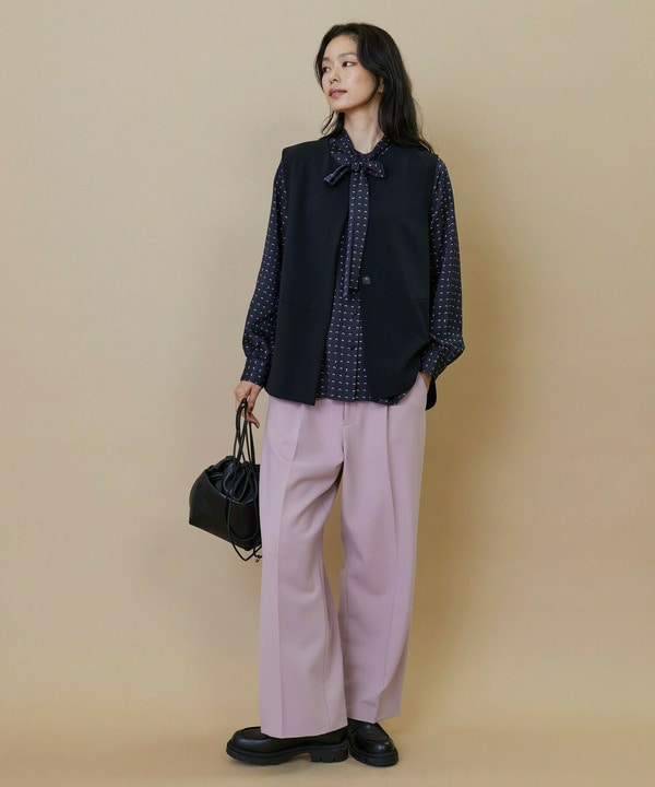 2WAYギャザワイドパンツ 詳細画像