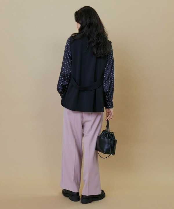 2WAYギャザワイドパンツ 詳細画像