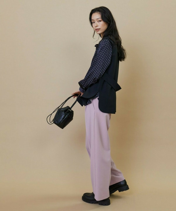 2WAYギャザワイドパンツ 詳細画像