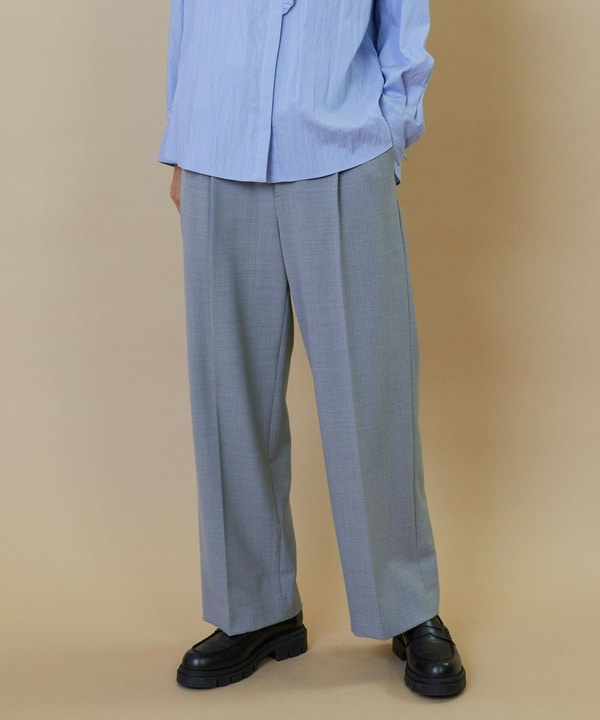 2WAYギャザワイドパンツ 詳細画像 ライトグレー