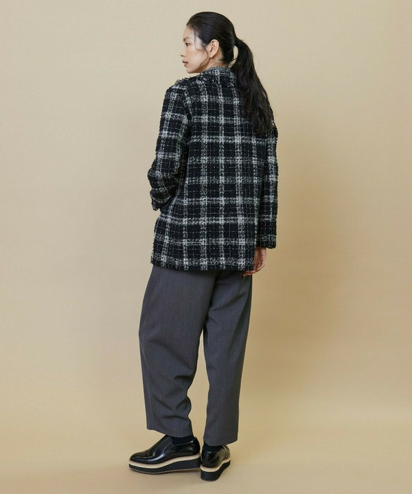 カルゼストレッチカーブフォルムパンツ 詳細画像