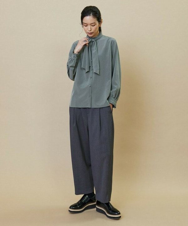 カルゼストレッチカーブフォルムパンツ 詳細画像