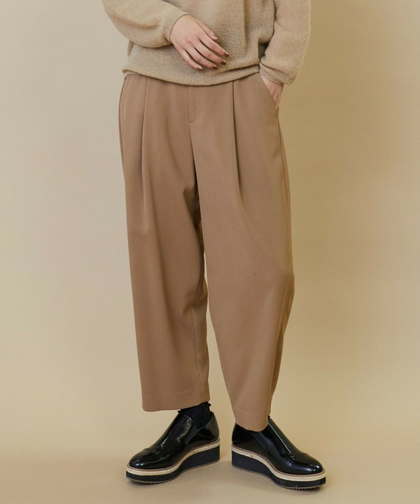 カルゼストレッチカーブフォルムパンツ 詳細画像 ベージュ