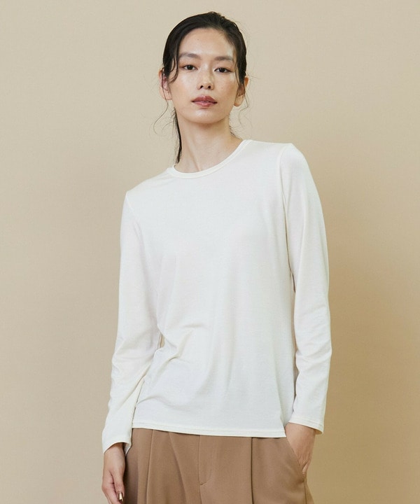 Tベア天クルーネックカットソー 詳細画像 オフホワイト