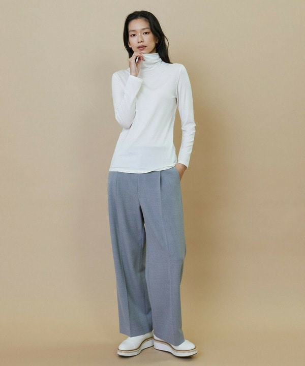 Tベア天ハイネックカットソー 詳細画像