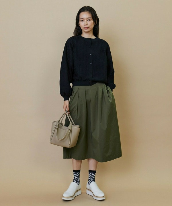 レース柄ジャガードニットブルゾン 詳細画像