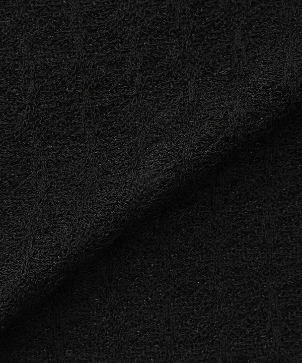 レース柄ジャガードニットブルゾン 詳細画像