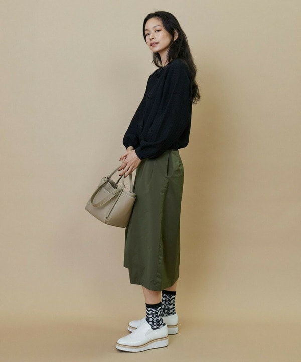 レース柄ジャガードニットブルゾン 詳細画像