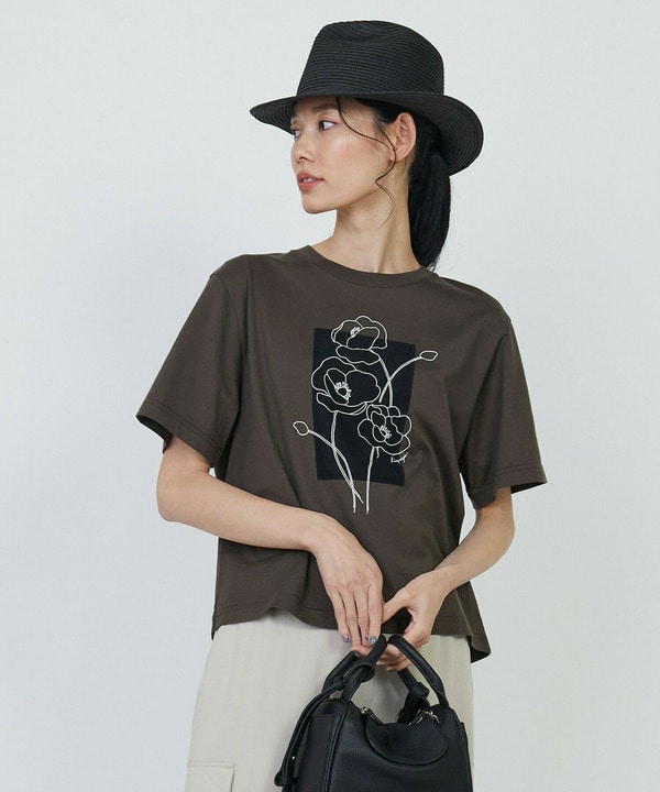 【Lサイズ】オーバープリントTシャツ 詳細画像