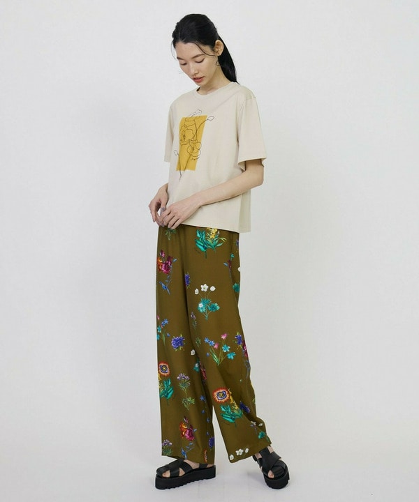 【Lサイズ】オーバープリントTシャツ 詳細画像