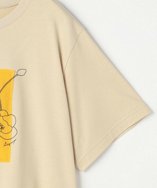 【Lサイズ】オーバープリントTシャツ 詳細画像