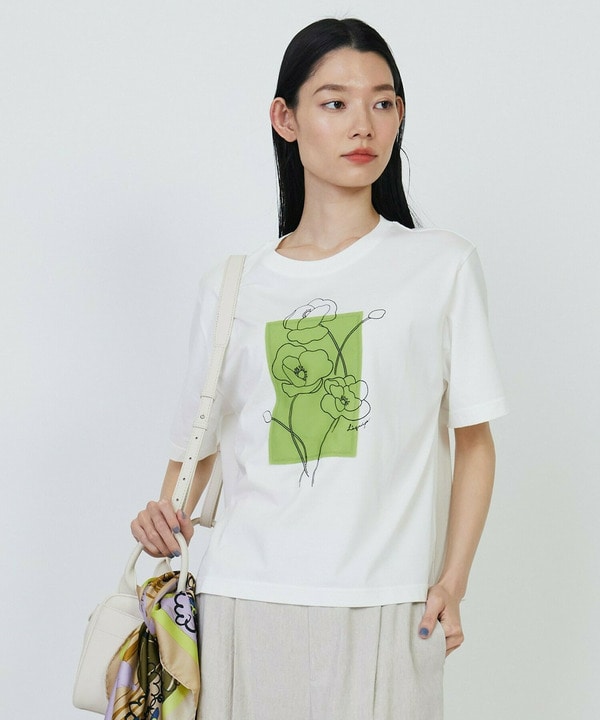 【Lサイズ】オーバープリントTシャツ 詳細画像