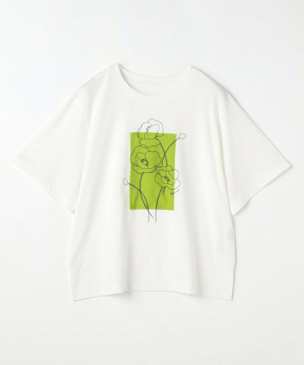 【Lサイズ】オーバープリントTシャツ 詳細画像 ホワイト