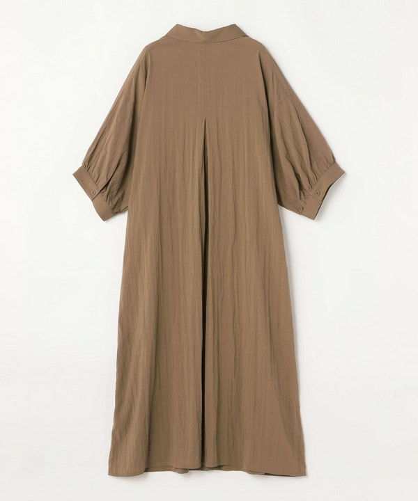 【Lサイズ】レーヨンナイロンライトワッシャーワンピース 詳細画像