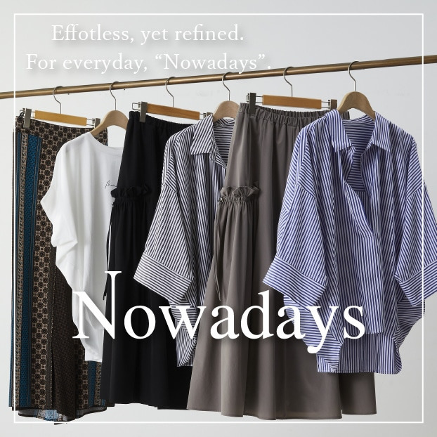 【一部アウトレット店舗限定】MEN&rsquo;S BIGI発・レディースブランド「Nowadays」3/1より販売開始！