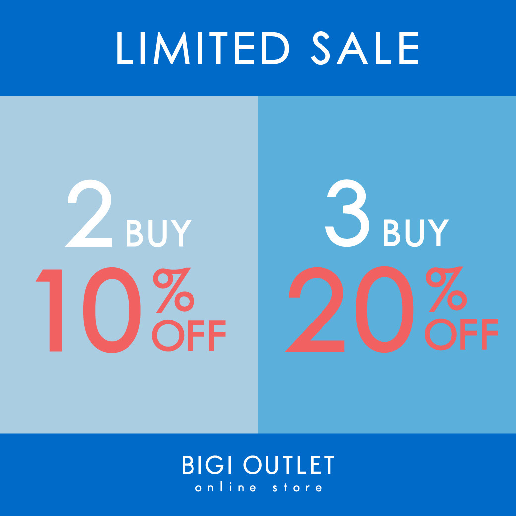 【期間限定】2BUY10%OFF/3BUY20%OFF