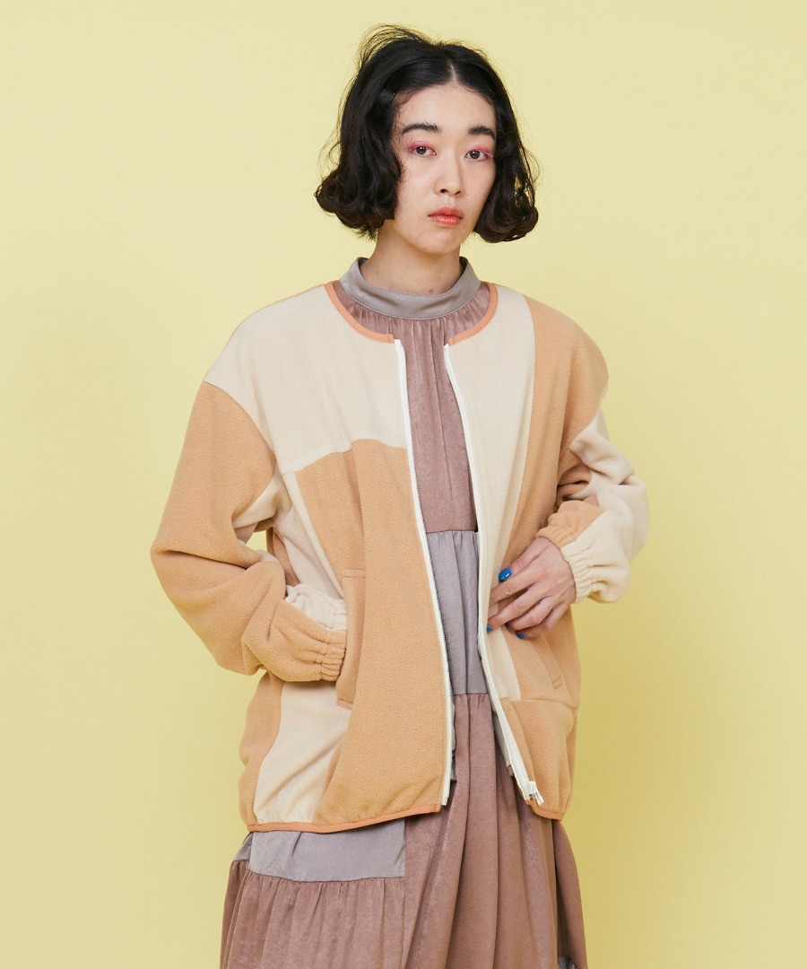 ミックフリースブルゾン